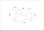 Hanah Home Lara Mesita de Noche Oud Oak